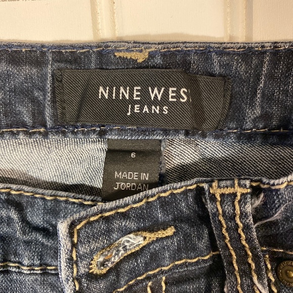 Nine West Capri Jeans Flap 6 zip ankle - Picture 3 of 6